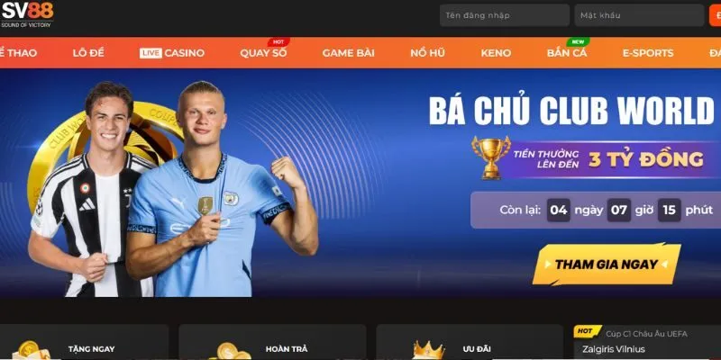 Cái nhìn tổng quan nhà cái SV88