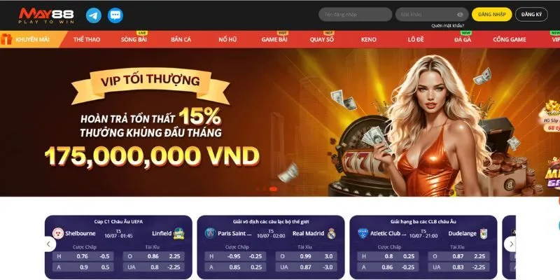 Trải nghiệm ngay top nhà cái uy tín nhất - MAY88