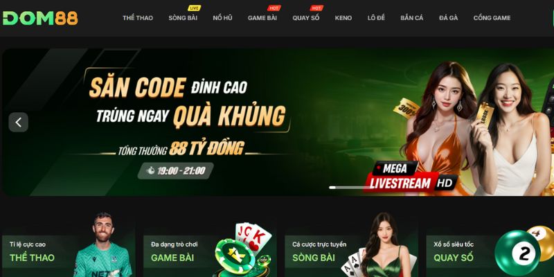 Thông tin chung về nhà cái DOM88