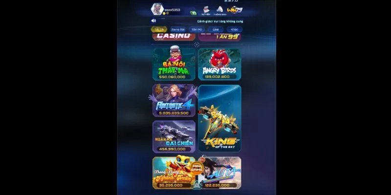 Tổng hợp loạt game hot tại tại WIN79