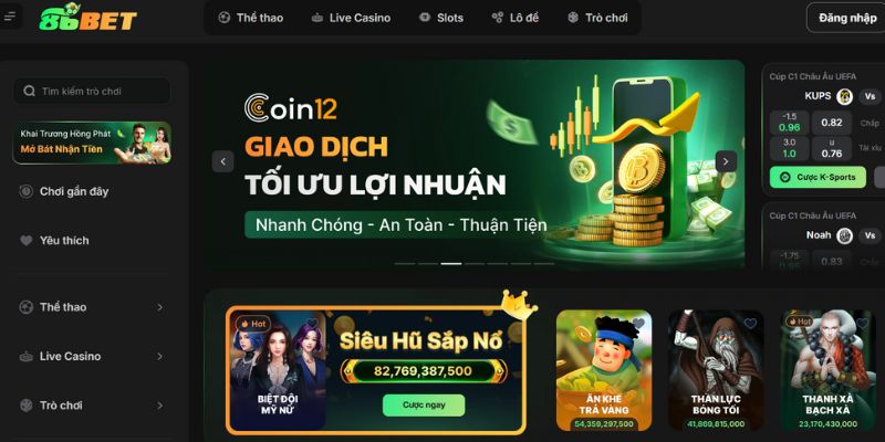 Tổng quan về nhà cái 86BET - uy tín, chuyên nghiệp, cực dễ thắng