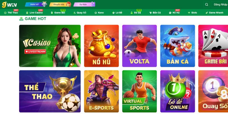 Trải nghiệm kho trò chơi đỉnh cao: Casino, Bắn cá, Keno, Thể thao…